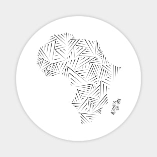 Lines of Africa Magnet